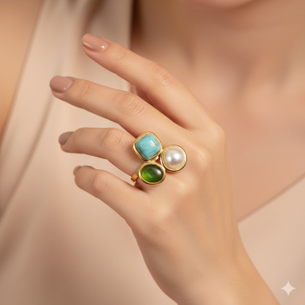 Retro Vintage Style Adjustable Ring