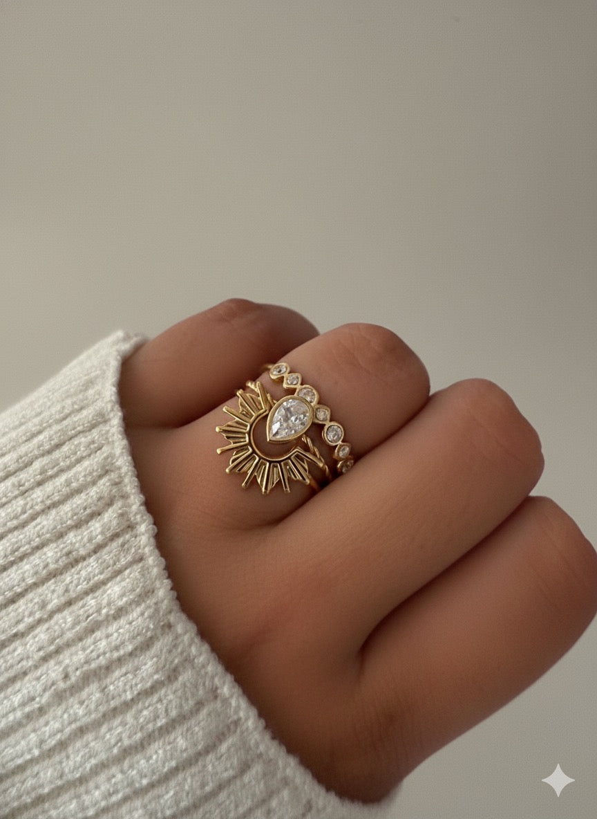 The Tiny Trio 3 Ring Set