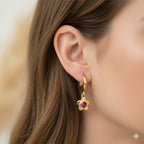 Retro Flower Earrings