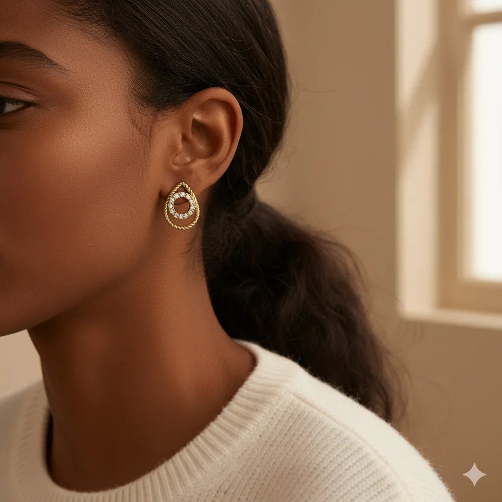 Cute Sparkling Earrings