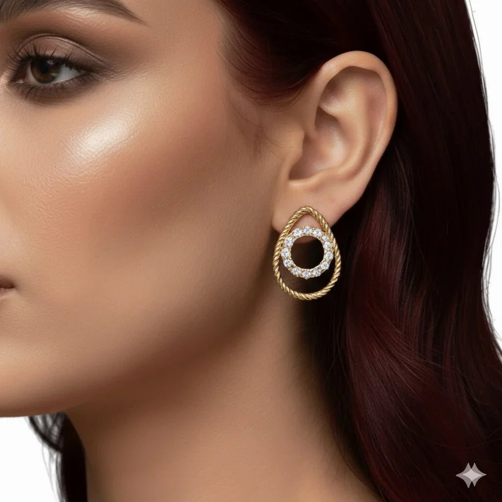 Cute Sparkling Earrings