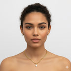 Luxe Essence Combo Necklace Earring Set