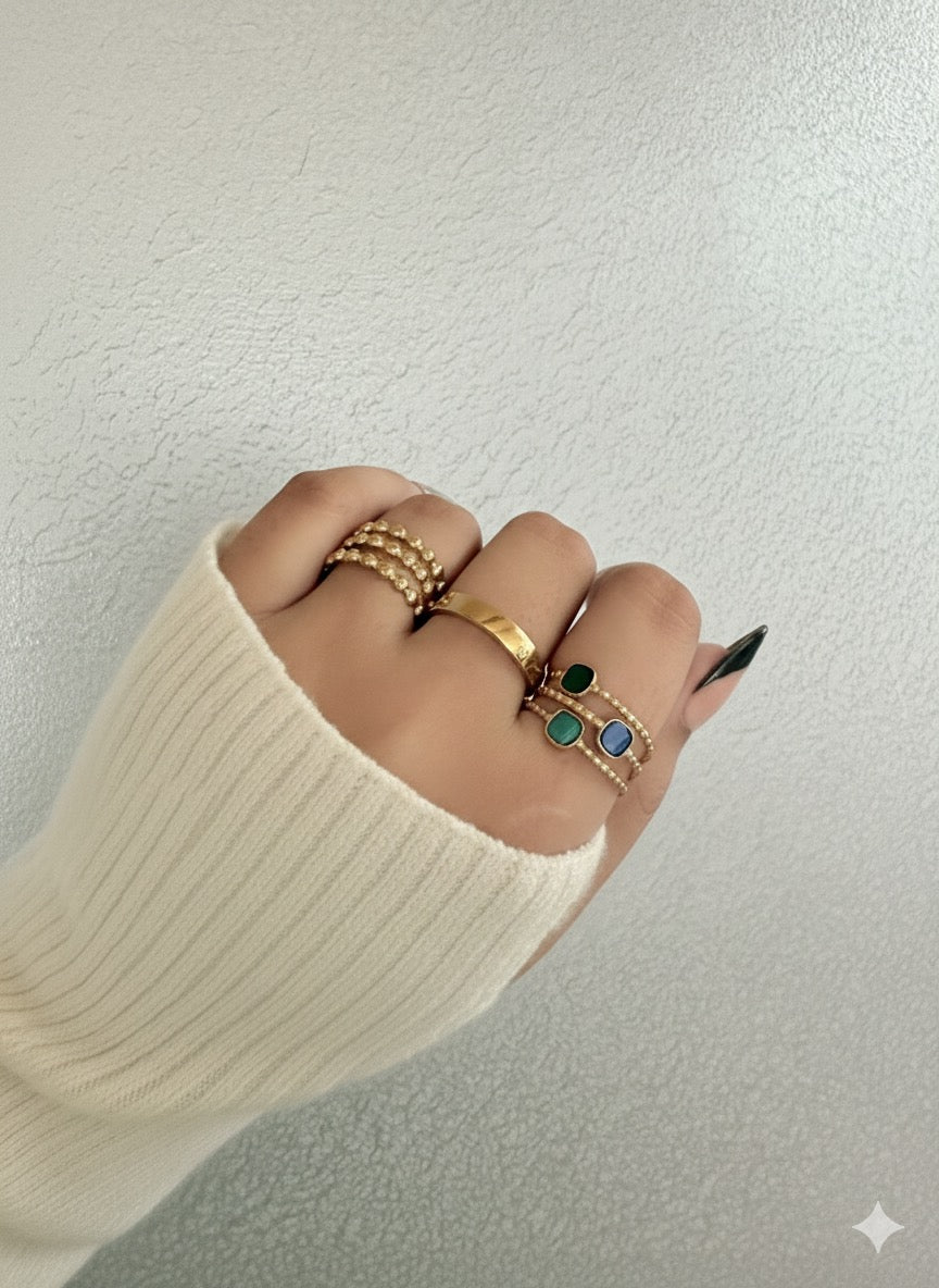 Trio De Mode Rings Set
