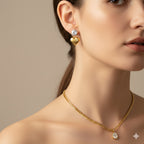 Bloom Essence Combo Necklace Earring Set