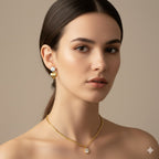 Bloom Essence Combo Necklace Earring Set