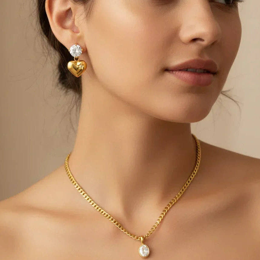 Elite Love Diamond Earrings