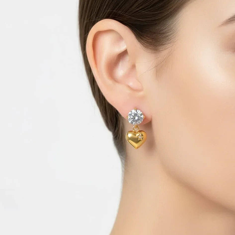 Elite Love Diamond Earrings