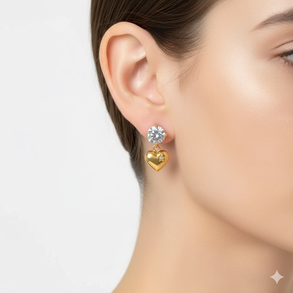 Elite Love Diamond Earrings
