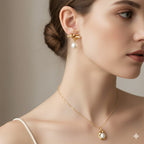 Luxe Dazzle Pearl Pendant