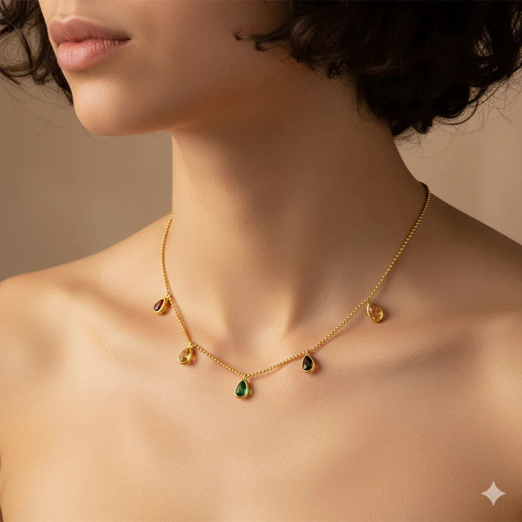 Luxy Colourful Stones Necklace