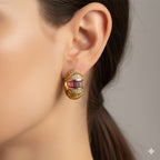 Colorful Necklace Earring Combo Set