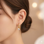 Diamond Luxe Necklace Earring Combo Set