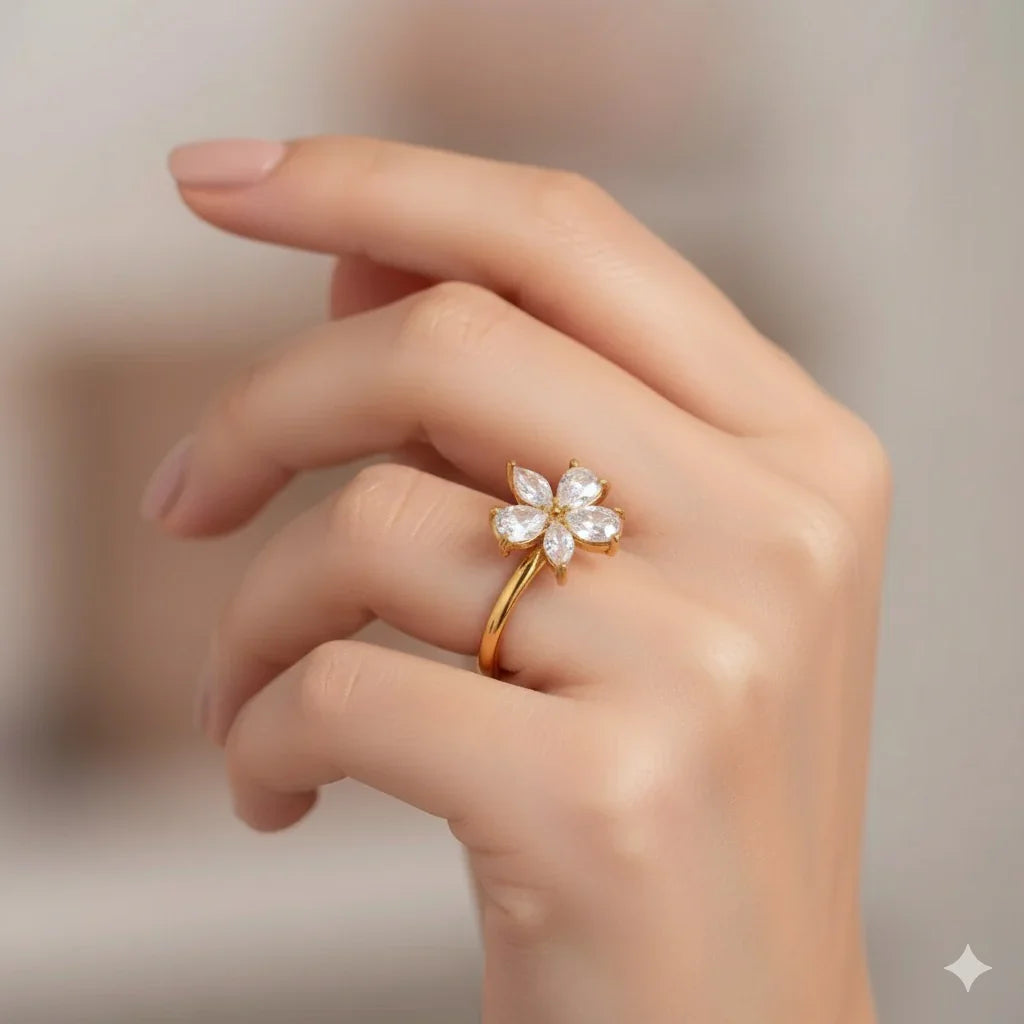 Floral Bloom Rings