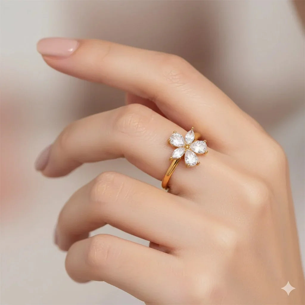 Floral Bloom Rings