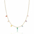 Luxy Rainbow Charming Necklace