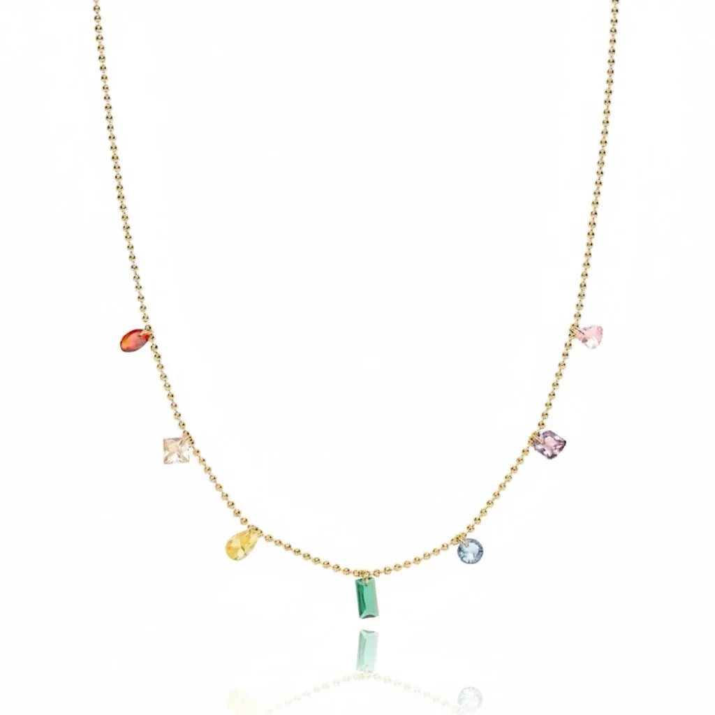 Luxy Rainbow Charming Necklace
