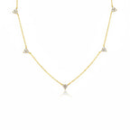 Luxe 5 Diamond Necklace
