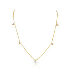 Luxe 5 Diamond Necklace