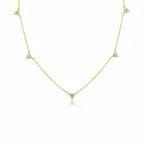Luxe 5 Diamond Necklace