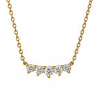 Luxe Five Diamond Necklace