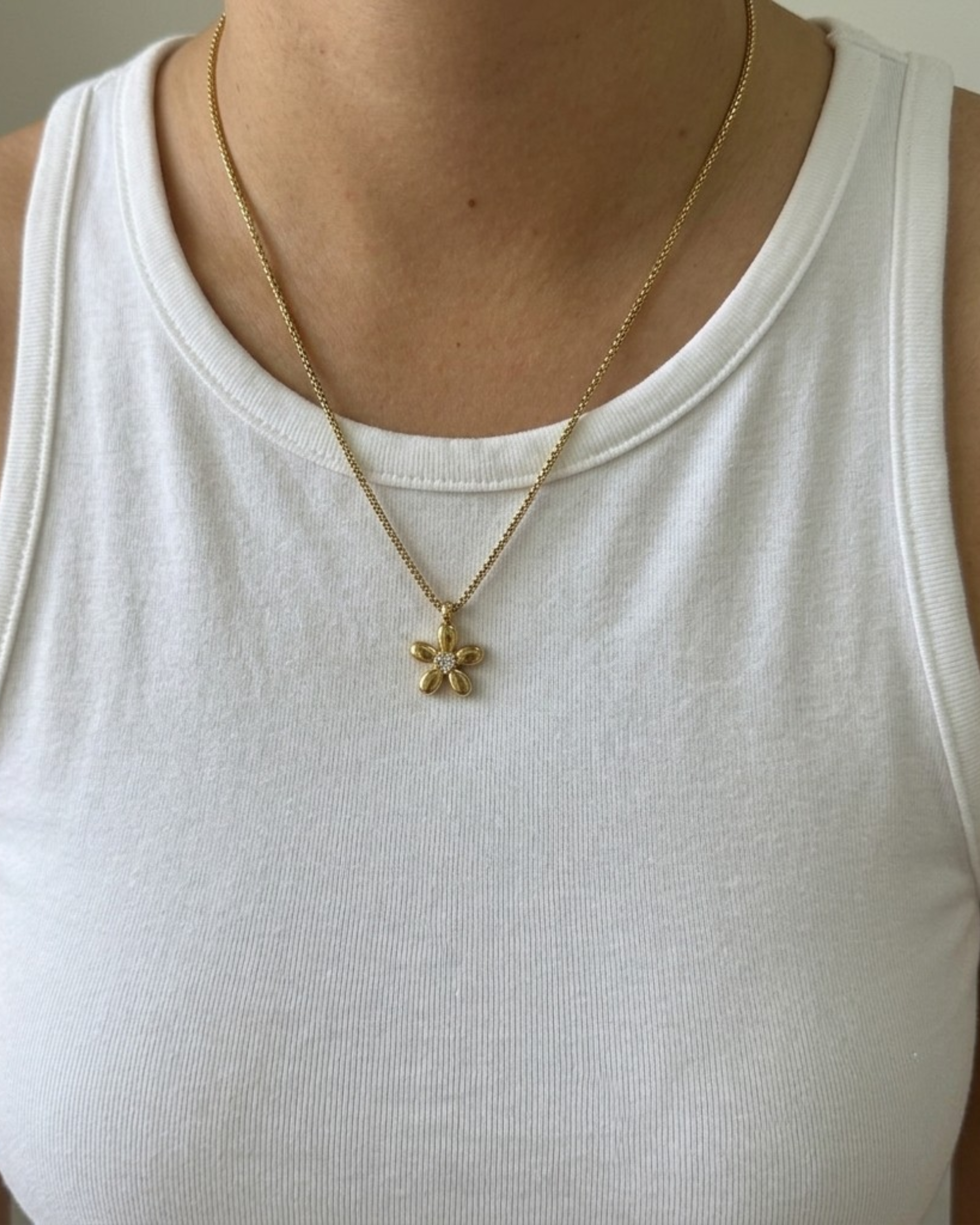 Diatoms Floral Shaped Necklace