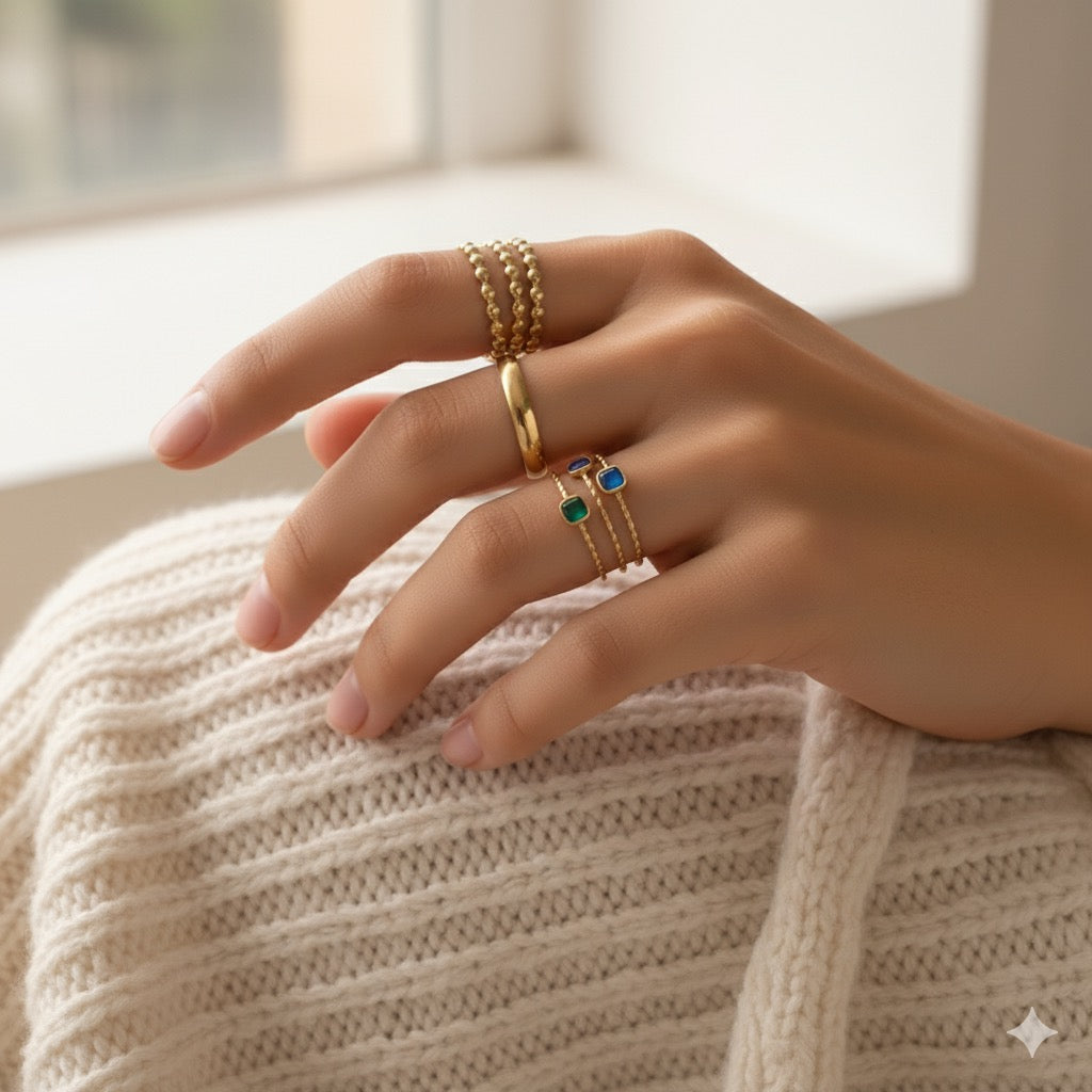 Trio De Mode Rings Set