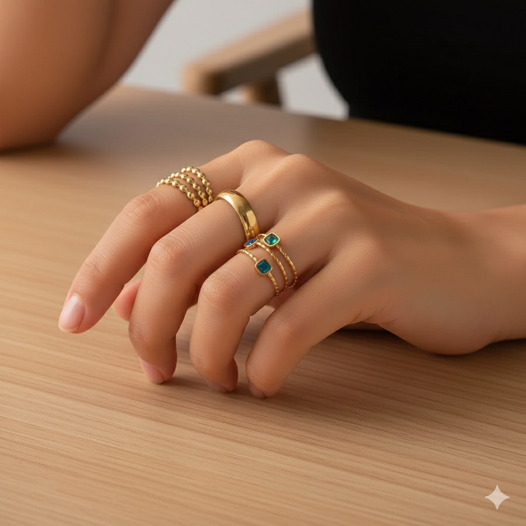 Trio De Mode Rings Set
