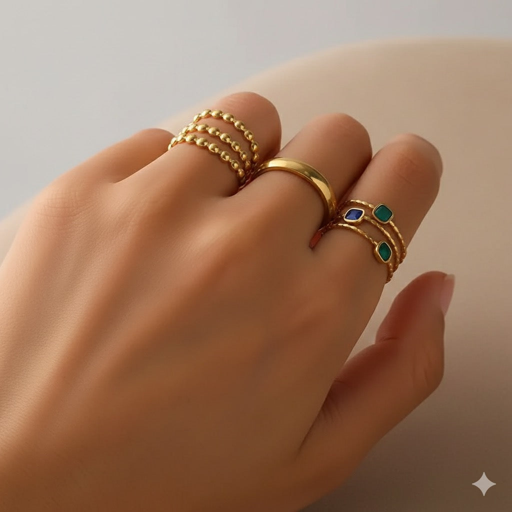 Trio De Mode Rings Set