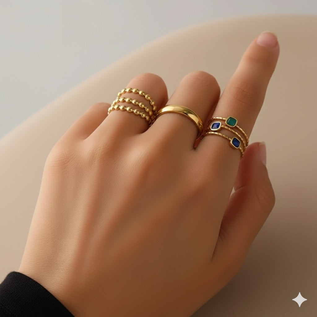Trio De Mode Rings Set