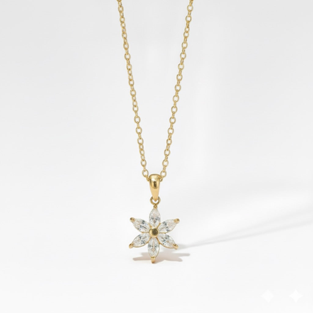 Elegant Simple Flower Pendant
