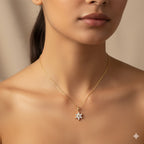 Elegant Simple Flower Pendant