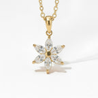 Elegant Simple Flower Pendant