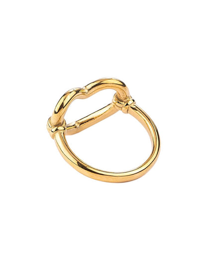 Gold Heart Delicate Ring