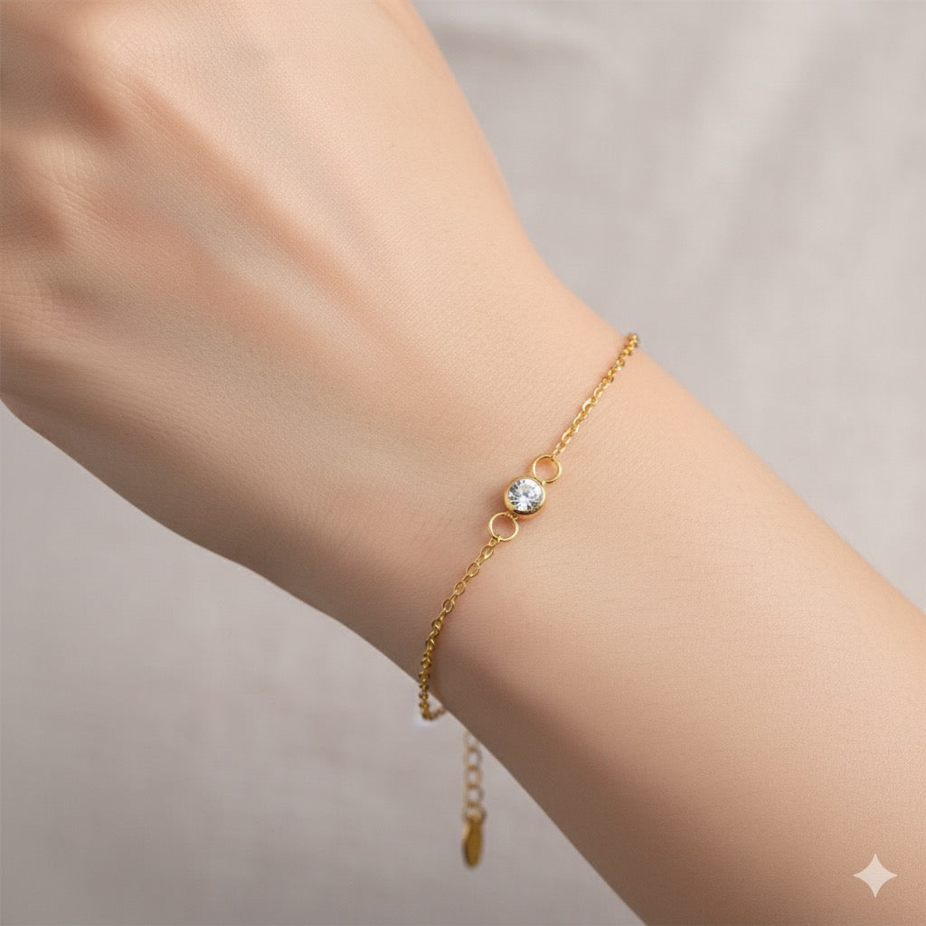 Diatoms Luxe Simple Water Droplets Bracelet