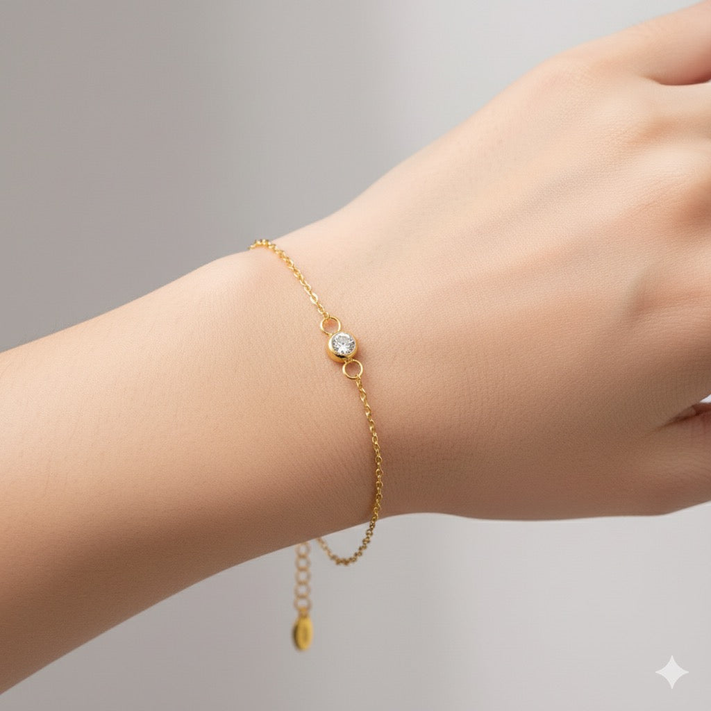 Diatoms Luxe Simple Water Droplets Bracelet