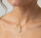 Chic Leaf Shaped Necklace