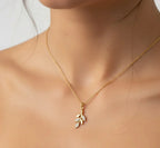Chic Leaf Shaped Necklace