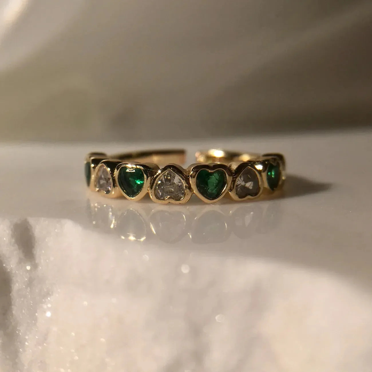 Victorian Elegance Open Ring - Diatoms