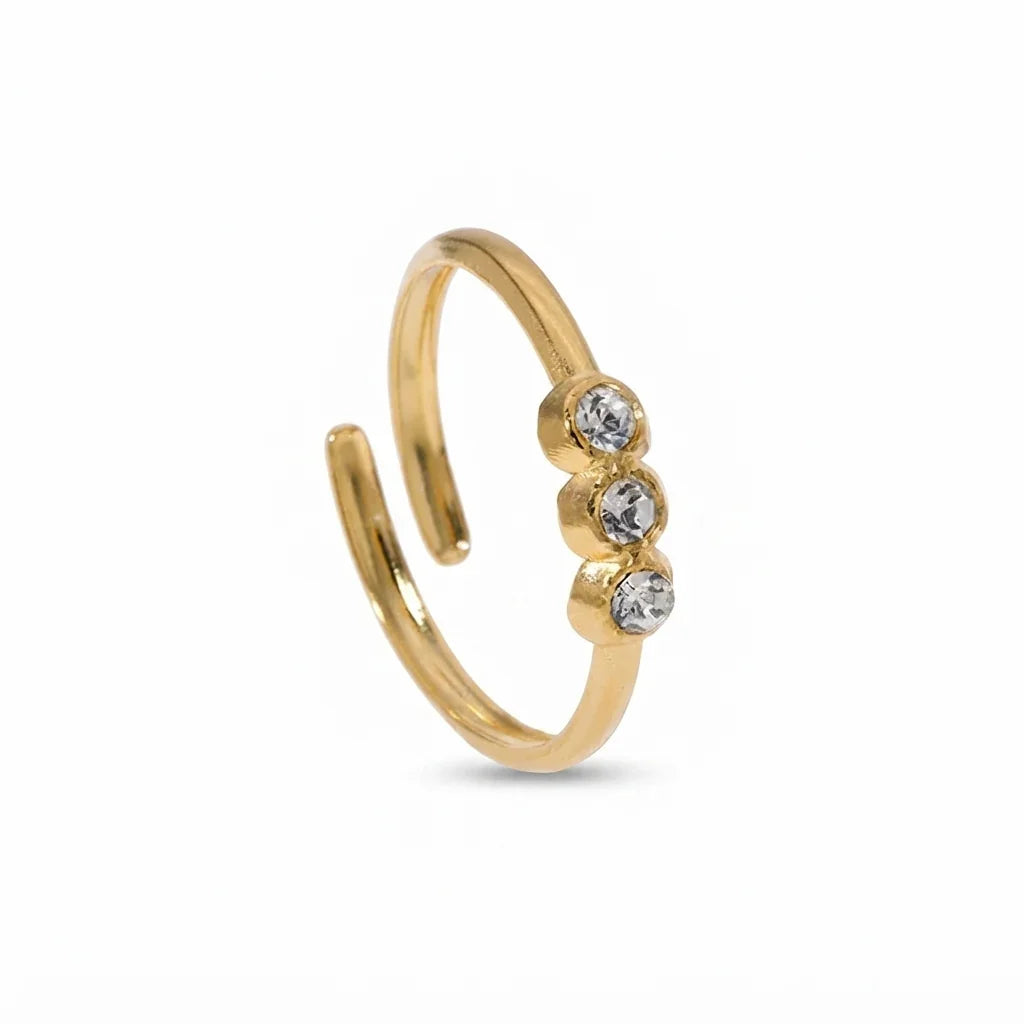 Diatoms Luxe French Style Ring
