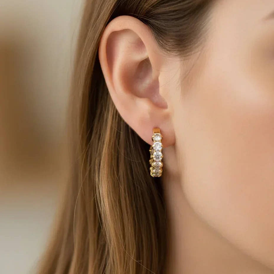 Luxe Diamond Colorful Earrings