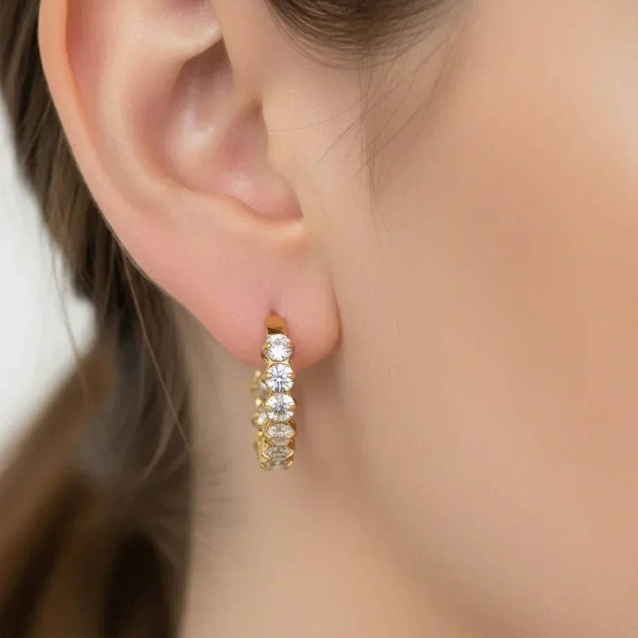 Luxe Diamond Colorful Earrings
