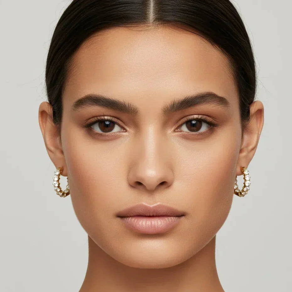 Luxe Diamond Colorful Earrings