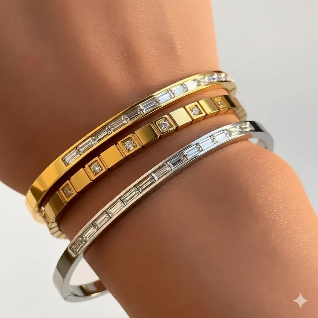 Shine Whisper Rhinestones Bracelets