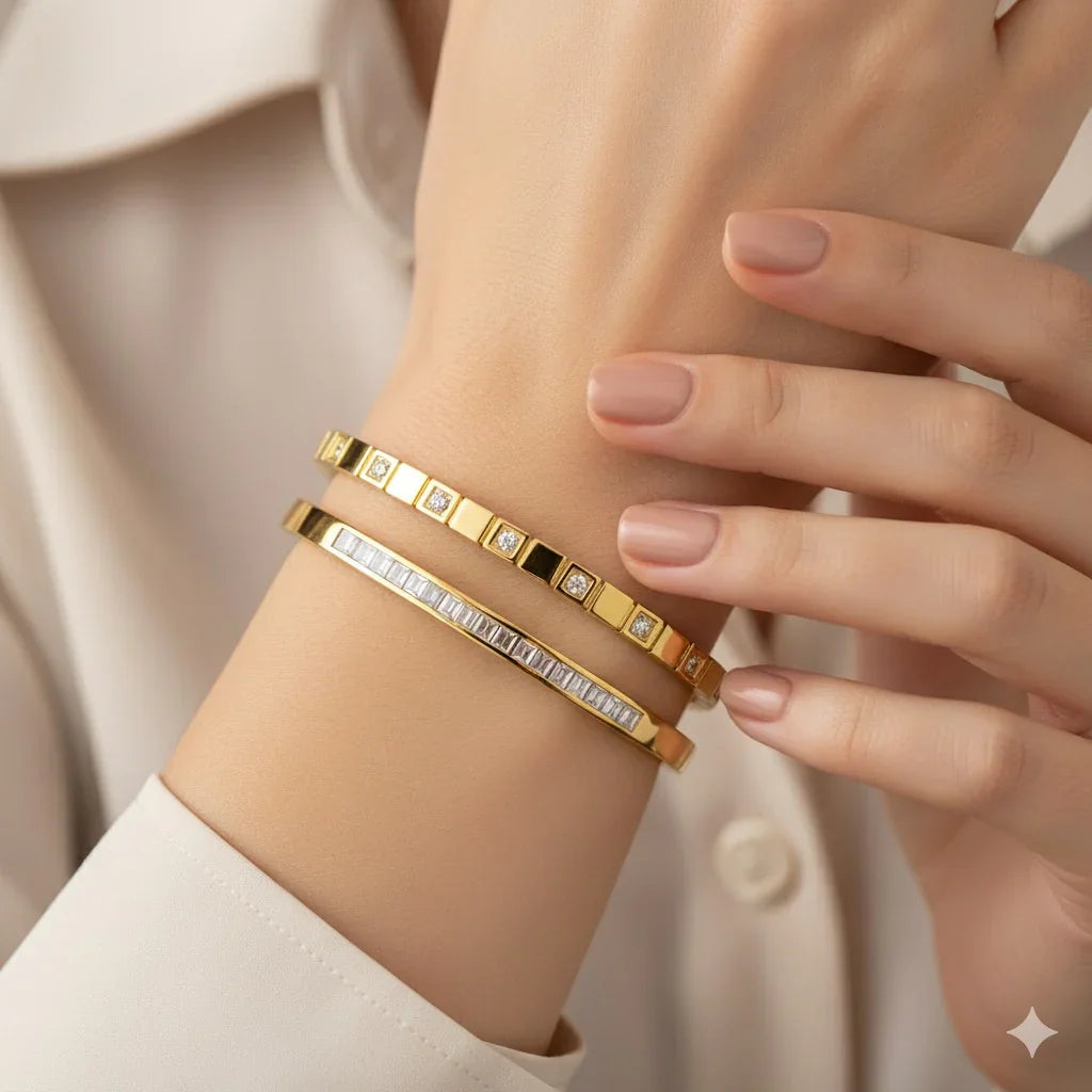 Shine Whisper Rhinestones Bracelets