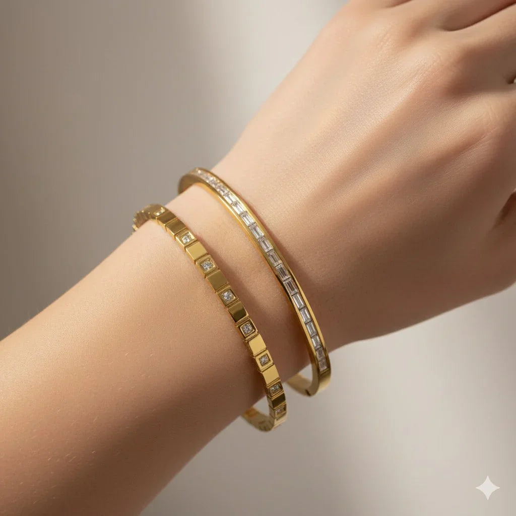 Shine Whisper Rhinestones Bracelets