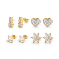 Blooming Spark Earrings Set