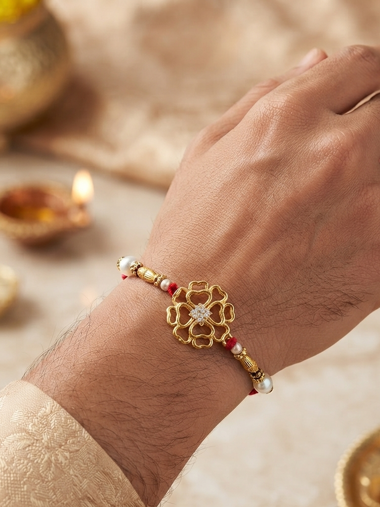 Pavitra Raksha Sutra 4 Rakhi Set