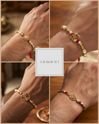 Divya Raksha 4 Rakhi Set