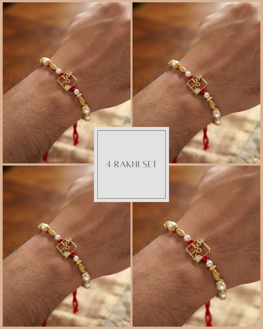 Satya-Sutra 4 Rakhi Set