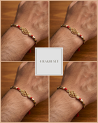 Anmol Sneh Dhaga 4 Rakhi Set